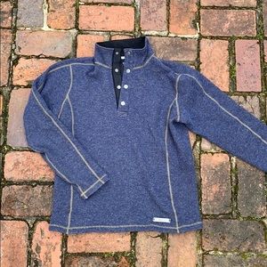 Exofficio Wool fleece-lined pullover sweater